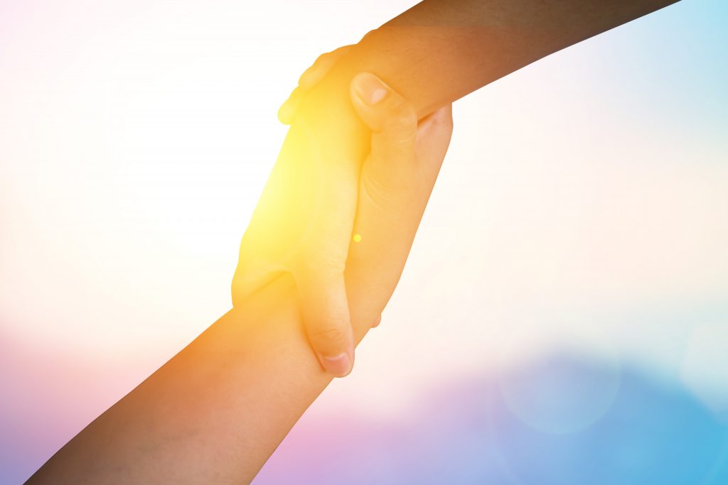 Zusammenfinden und einander festhalten